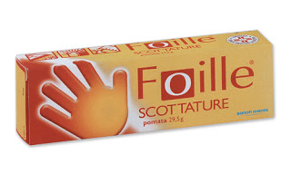 Foille scottature  pomata