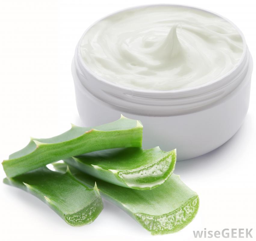 aloe vera come crema viso